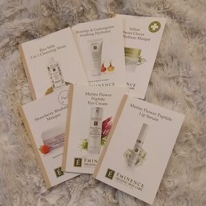 Bundle Of 6 Eminence Organics Sample Cards